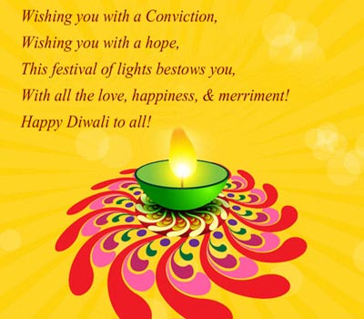 message for diwali