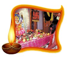 Lakshmi Puja on Diwali