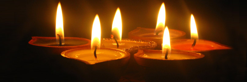 Diwali Diyas and Candles