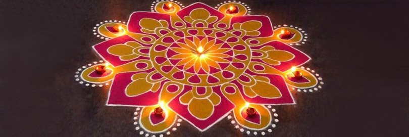 Tradition of Rangoli - Hindu Rangoli Art, Diwalifestival.org