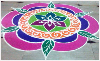 Simple Rangoli Designs