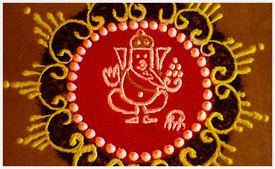 Simple Rangoli Designs