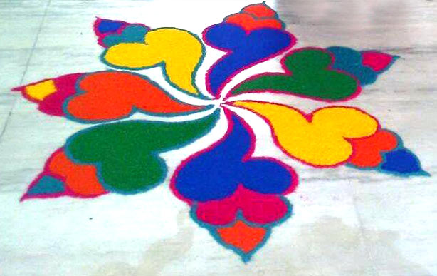 Simple Rangoli Designs