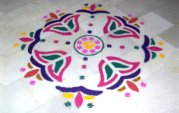 Diwali Easy Rangoli Designs